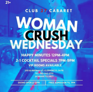 women crush wednesdays club 27 cabaret